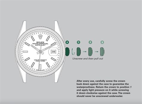 setting time on rolex